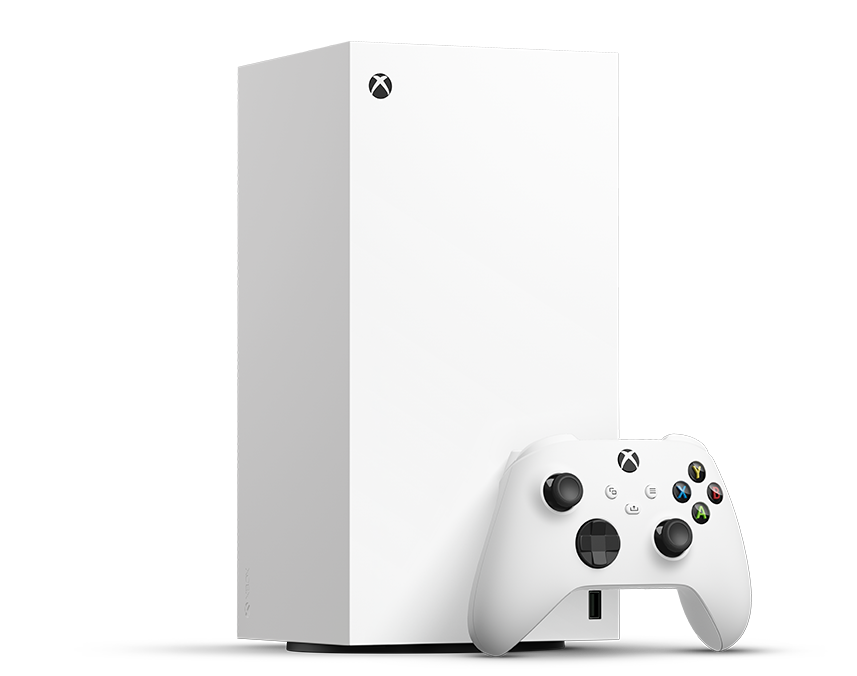Xbox Series X Digital Edition in Robot White